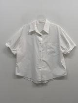 Leon Poplin Roll-up Short Sleeve Shirt