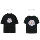 Pink Flower artwork T-shirt (2color)