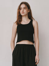 Round sleeveless (Black)