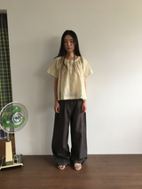 テッド ピンタック タブ パンツ (3color)