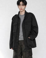 (UNISEX) M-65 Washed Field Jacket