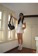 white cancan lovely skirt