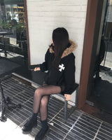 クロスファーフードジャンパー