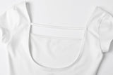 Athletic bodysuit - white