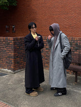 No.0983 ウール 30 P ラインロングコート (3color)