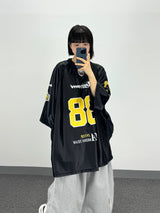 88 metal v-neck t