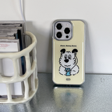 ミュージックエポキシシルバーバンパースマートフォンケース