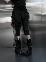 lace frill two-way top (2color)