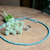 Turquoise silver Ring (Silver925)