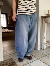Obe wide denim pants