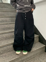 Norton Pigment Button Shirring Pants (3c)