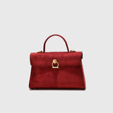 Suede Faux Leather Vintage Tote Cross Bag
