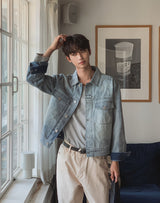 Debor Washed Denim Trucker Jacket