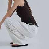 [Moriton] Rivet Cotton Wide Pants -2color