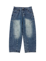 LMN Kubo Slit Curved Denim Pants (3 colors)