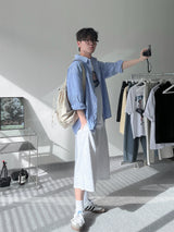 SIO two tuck bermuda sweat pants