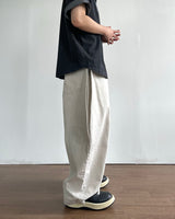 Herringbone Pintuck Balloon Pants