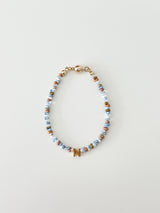 Seasalt Chocolate Beads Initials Bracelet