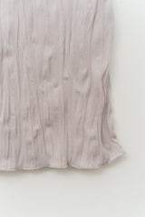 (W) Dun Wrinkled Scarf Top