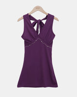 Hookin Studded Halter Neck Sleeveless Top