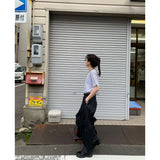 スローアンストライプTシャツ