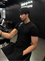 Crop muscle fit t-shirt 