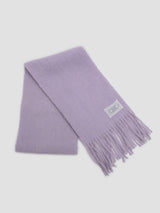 LACE LABEL HAIRY MUFFLER LEMON