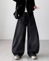 Glaze Pintuck Balloon Denim