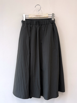 double waist pleats skirt