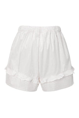 Cotton pajama shorts