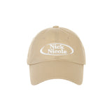 NICOLE SEOUL CIRCLE BALL CAP_BEIGE