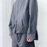 Checked Zip Shirt Jacket