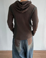 フィッツヘンリーフードニット
