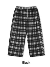 Kale Check Wide Banding Pants