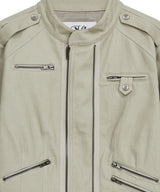 2 zip jacket (beige)