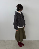 リンクルディテールスカート