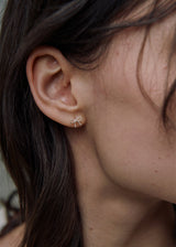 [925 silver] Deux.silver.186 / ruban earring (silver)