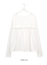 26FW★ [BAONHAUS] コイレン フリル ロングスリーブ Tシャツ