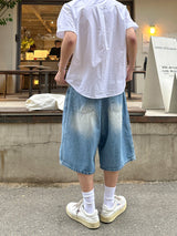 Send washing over bermuda pants