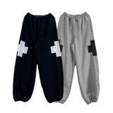 crack cross jogger pants