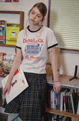 Lucky Day CROP Ringer Tee