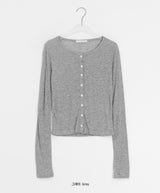 Siho Summer See-Through Tencel Cardigan
