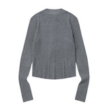ORCHID クロップニット ジップアップ (7COLOR)