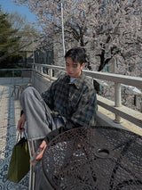 ASCLO Like Layered Check Shirt (2color)