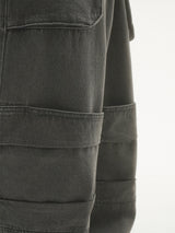 Cut-out バックルデニムパンツ -2C