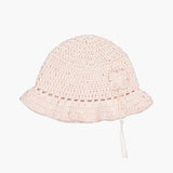 Clover Ruffle Beanie - Light Pink