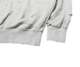 damage hoodie (gray)