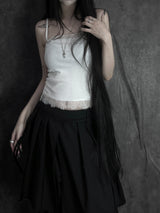 gloy lace sleeveless (2color)