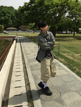ヒエルパラシュートポケットバミューダパンツ 3C