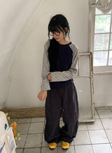 [unisex] Simon Wide Cotton Banding Cargo Pants